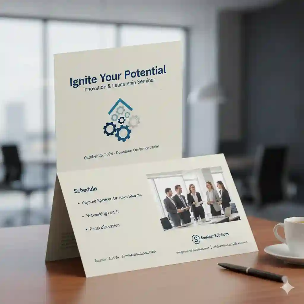 Percetakan Brosur untuk Event, Seminar, dan Pameran