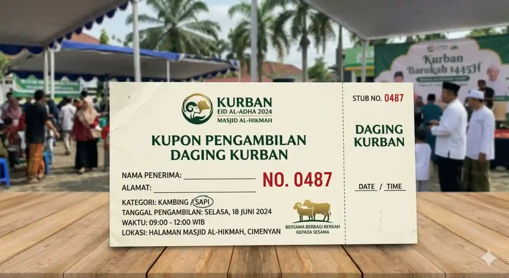 Cetak Kupon Kurban Bernomor Solusi Praktis dan Profesional