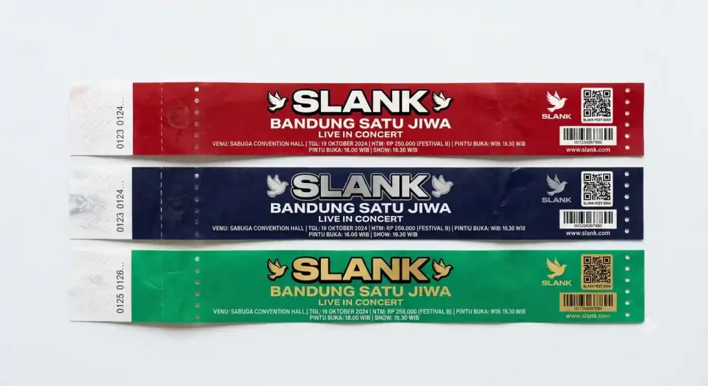 Keseruan Konser Slank dan Pentingnya Cetak Tiket Gelang
